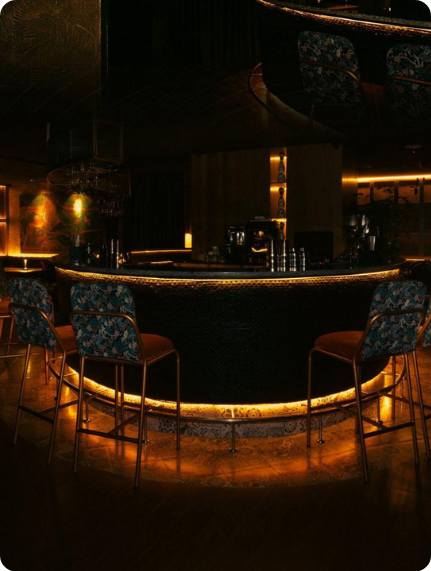 001 Lounge evening cocktails